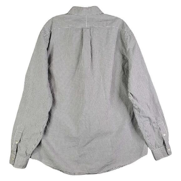 Polo Ralph Lauren Oxford Shirt Mens Size XL Black Gingham Plaid LS Button Down - Picture 3 of 13